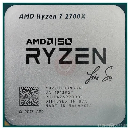 Foto AMD Ryzen 7 2700X