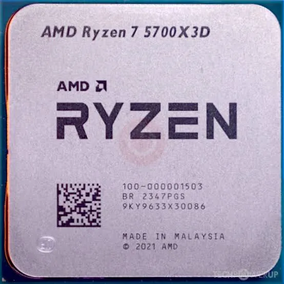 Foto AMD Ryzen 7 5700X3D