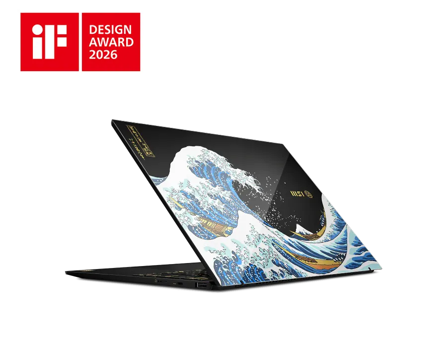Foto MSI Prestige 13 AI+ Ukiyo-e Edition
