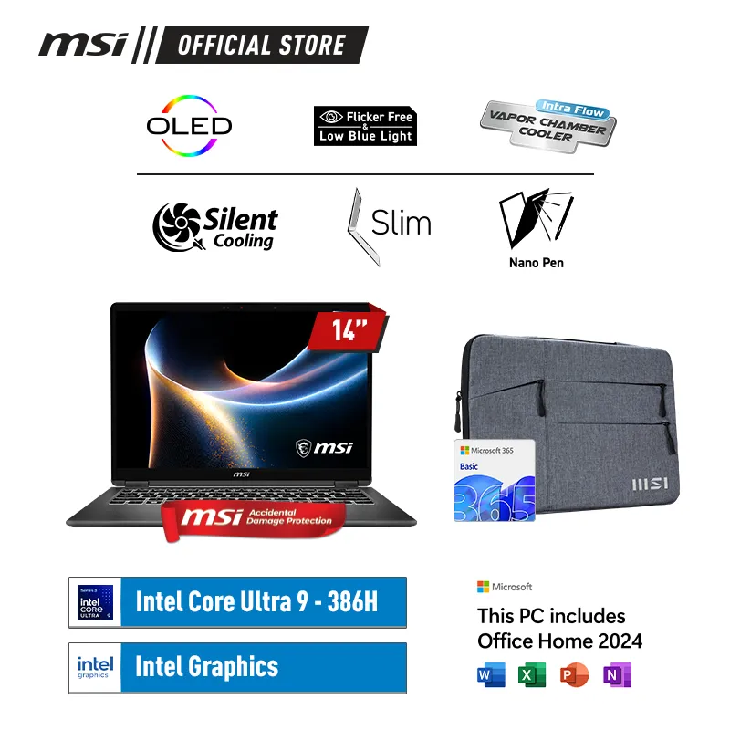 Foto MSI Prestige 14 Flip AI+ D3MTG
